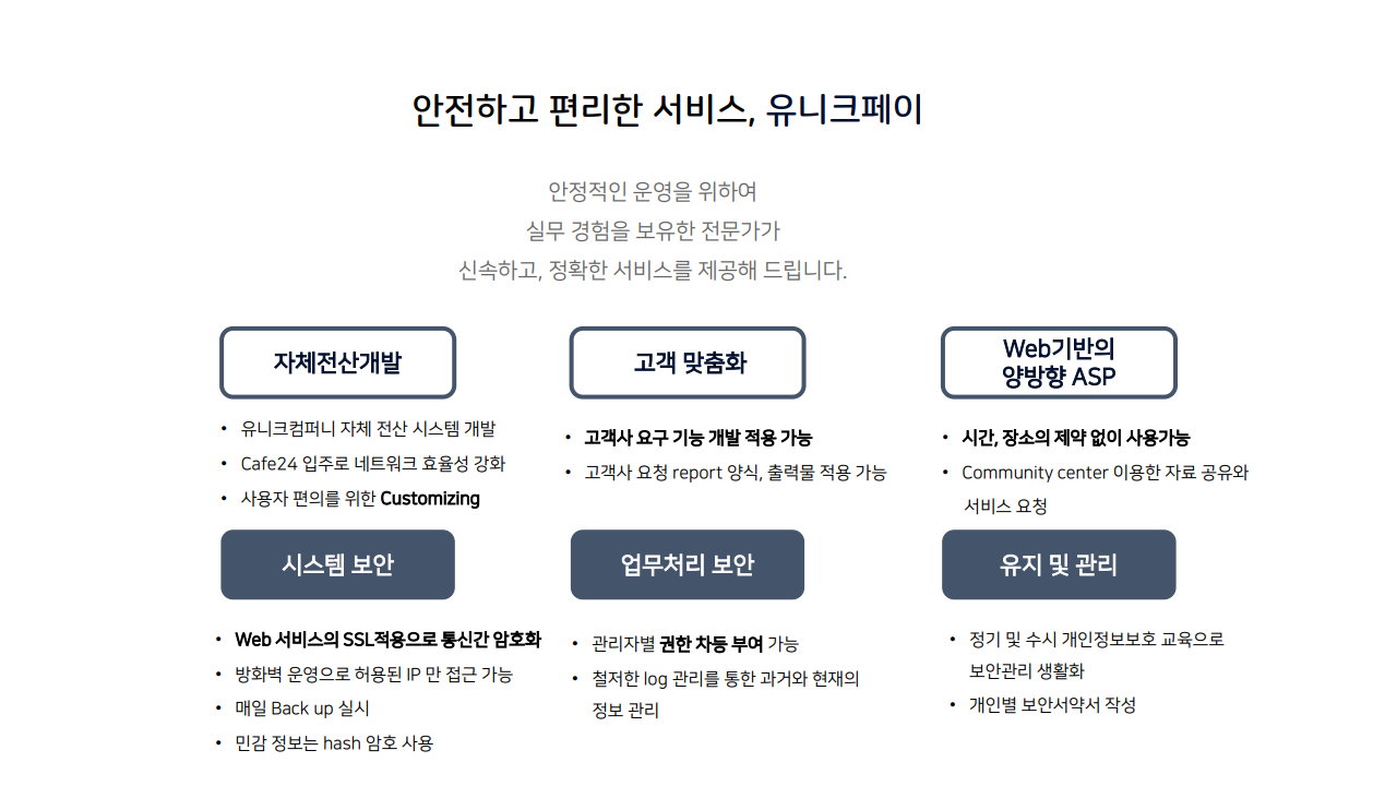 Unique Pay 연말정산 시스템은?